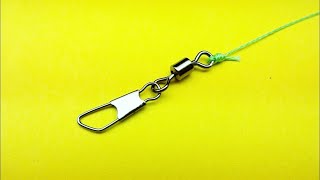 Bir Oltaya Bir Fırdöndü Nasıl Bağlanır. Balıkçılık Için Yaşam Tüyoları Ve Ev Yapımı Ürünler.