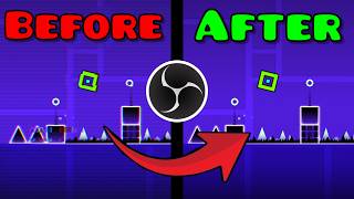 How to Record Geometry Dash Without Lag (Best OBS Settings 2026)