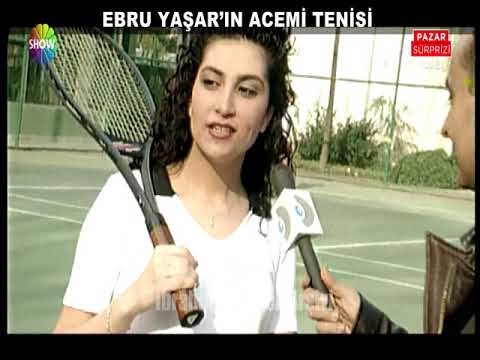 Ebru Yaşar, acemi tenisçi (1995)