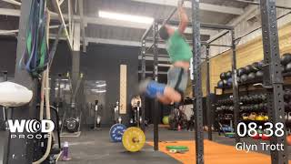 Eagle Throwdown 2021 wod 3 parts a and b Glyn Trott