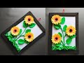 Paper Crafts For Home Decoration / Beautiful Paper Flower Wall Hanging craft /Paper flower/wallmate