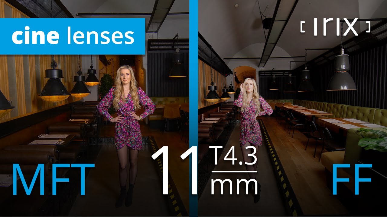 How does the sensor size influence the angle of view? Irix 11mm T 4.3