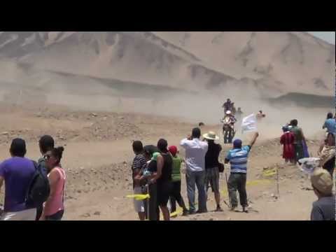 Dakar 2013 llegada de Chaleco López a Copiapó