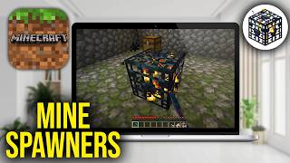 How To Mine MOB Spawners & Move Them - Minecraft