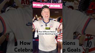 How Different Nations Celebrate World Cup Goals #shorts #football