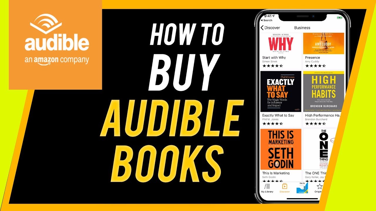 how do buy books on audible