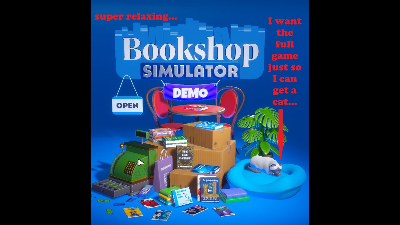 A really relaxing game - Bookshop Simulator (TSNT)