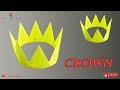 How To Make A Paper Crown / Origami Crown / Colour Papers ...