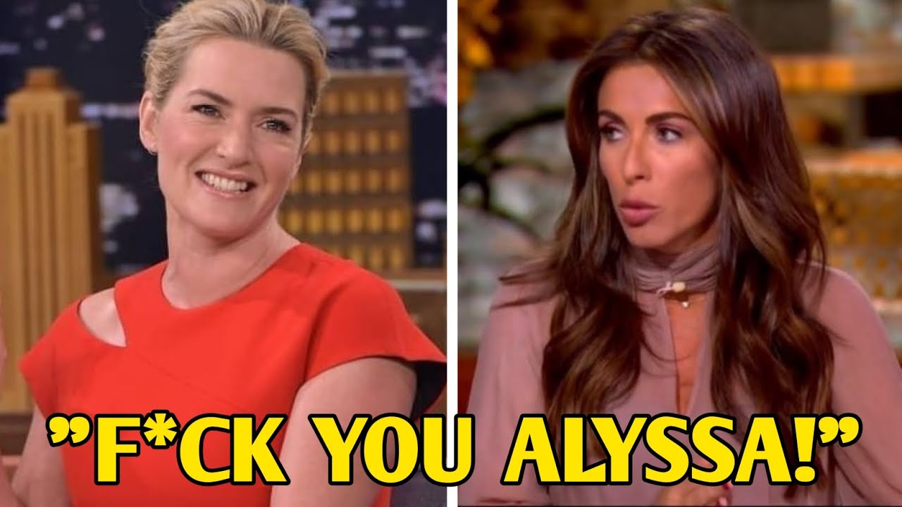 Kate Winslet STUNS Alyssa Farah Griffin With Direct Answer