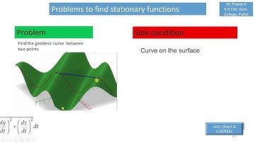 ODE64 Isoperimetric Problems| Calculus of variations| Lagrange Multipliers|side conditions| pravask