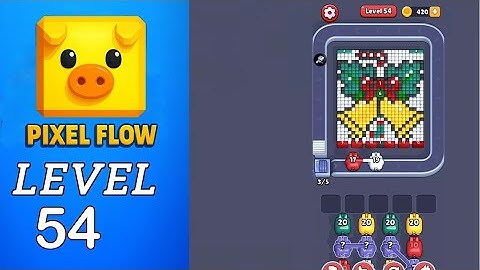 Pixel Flow Level 54 Walkthrough