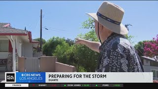 Preparing for the storm in Duarte