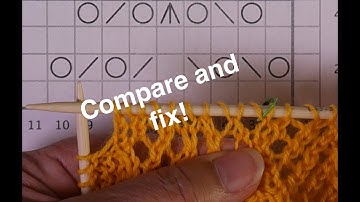 Fixing Basic Lace Knitting Mistakes // Technique Tuesday
