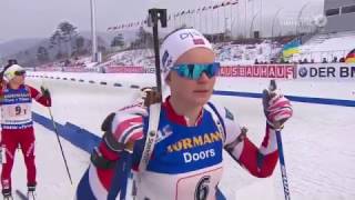 Damen 4x6 km Staffel PyeongChang 2017/HD