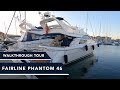 Fairline phantom 46  265k walkthrough tour  a stunning condition fairline with a 3 cabin layout