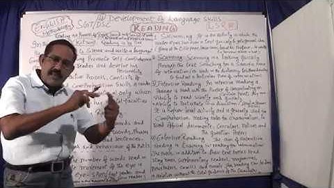 ENGLISH:SGT/DSC  METHODOLOGY--READING SKILLS