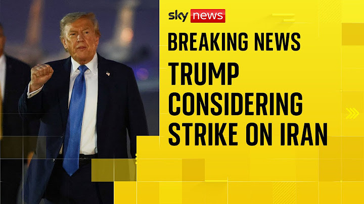 Trump considering US strike on Iran, officials say