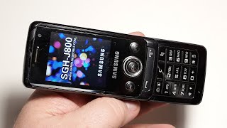 Samsung J800 Luxe - с функцией фотоблоггинга + FM-радио с RDS и это все в 2008 году !!!