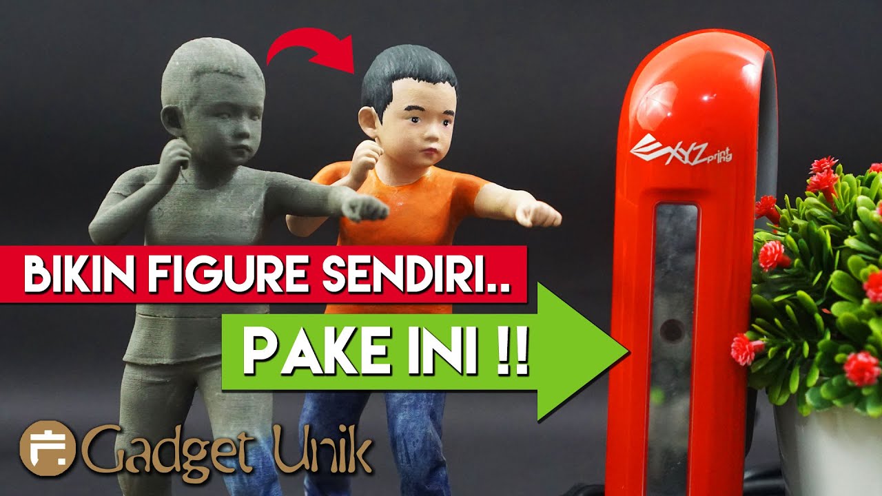 3D SCANNER CANGGIH HARGA MURAH !! Review XYZ 3D Scanner Indonesia 
