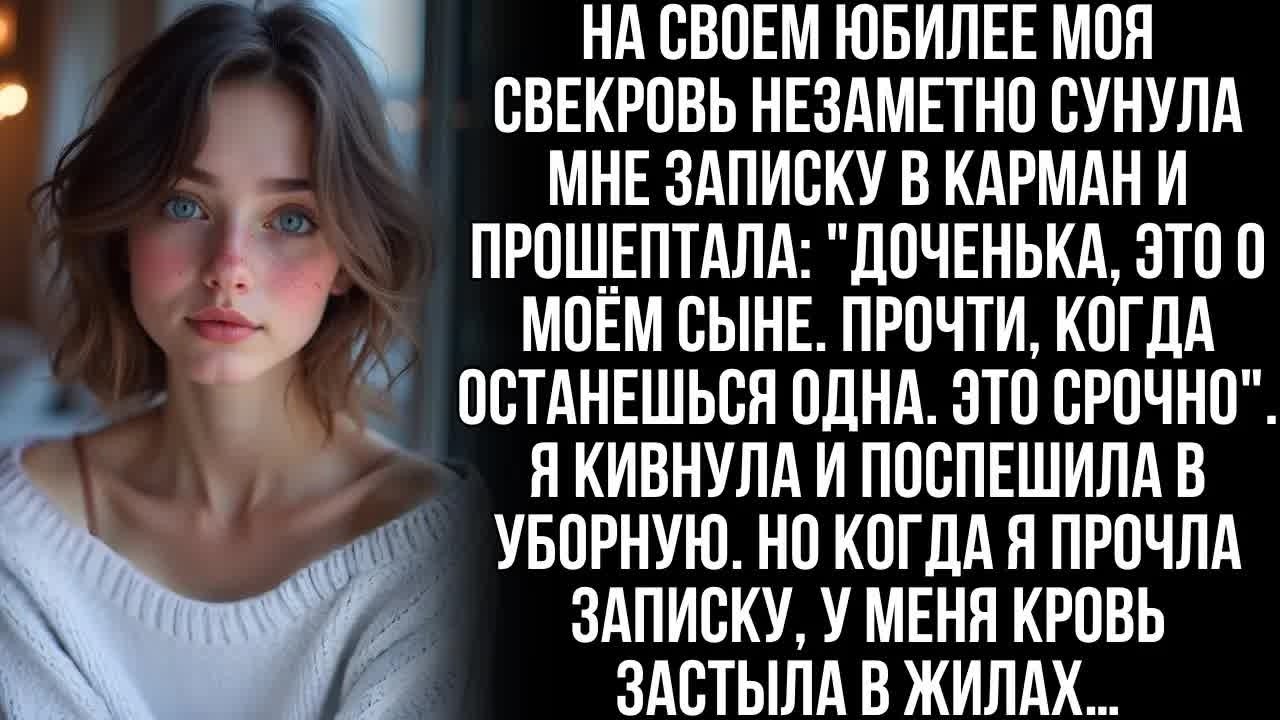 После свадьбы свекровь тайно сунула мне записку о муже. Я прочла, побледнела от того, что там было…