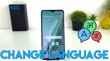 How to Change Language in OnePlus Nord N20 SE - List of Languages