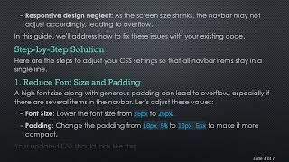 Fixing Your Navbar Overflow: How to Keep List Items in a Single Line