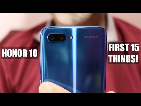 Honor 10 - Tips & Tricks - First 15 Things To Do!