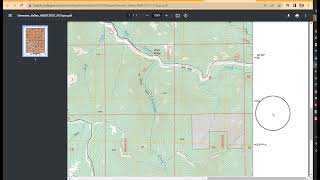 Finding Lat and Long and Township and Range on a 7.5 minute USGS quad