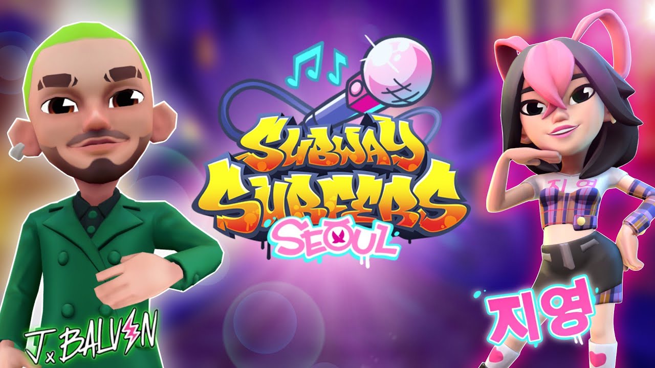 J. Balvin and Ji-Yeong say goodbye to Seoul 2023 - Subway Surfers