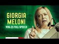 Giogia Meloni's full speech at Viva21! [Sub: ENG]