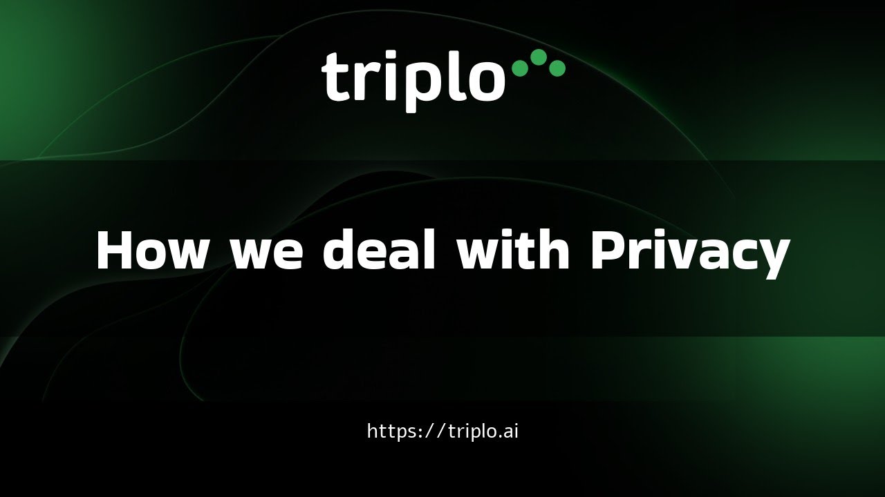 🔒Your Privacy Matters: Understanding Data Control with Triplo AI🛡️
