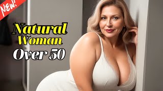 Mature Women Fashion Elegance, Confidence❤️ Natural Women #naturalwoman #over50