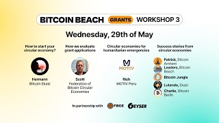 Bitcoin Beach Workshop 3: Success Stories, Ekasi, MOTIV and more.