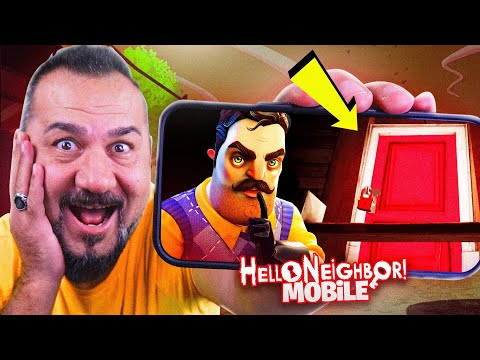 HELLO NEİGHBOR MOBİLE! GİZEMLİ KIRMIZI KAPI! | HELLO NEİGHBOR NICKY'S DIARIES