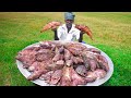 KING OF HAMOUR FISH RECIPE | Village Traditional Fish Curry | மன்வாசனையில் பண்டாரி மீன் குழம்பு |