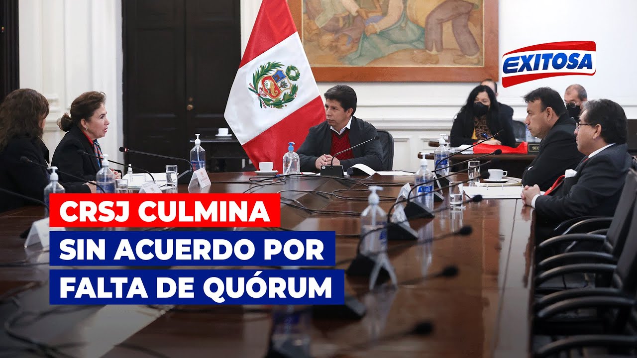 🔴🔵Consejo para la Reforma de Justicia culmina sin acuerdo por falta de ...