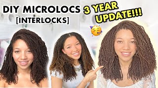 DIY MICROLOCS UPDATE | 3 YEAR UPDATE | UPCLOSE 360 views | 3 Questions for my audience!