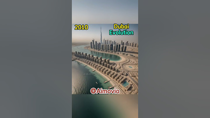 Dubai City Evolution 1980 - 2023 #dubai #evolution #ai #dubaicity