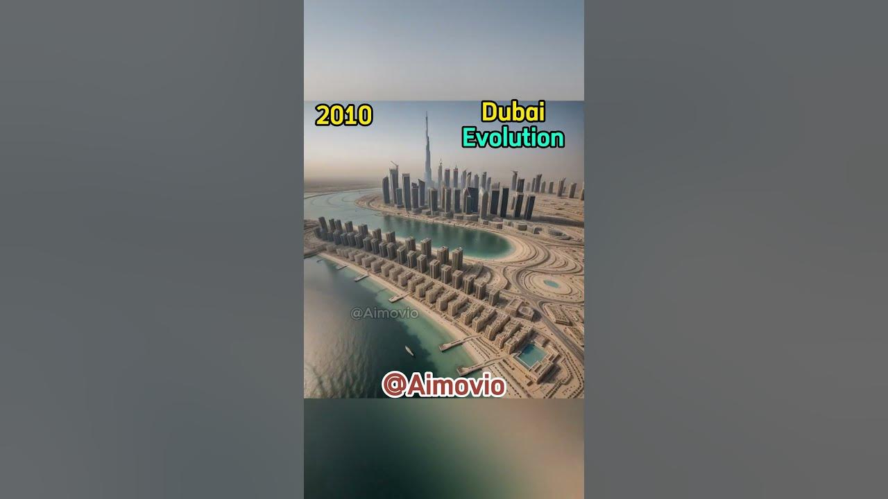 Dubai City Evolution 1980 - 2023 #dubai #evolution #ai #dubaicity
