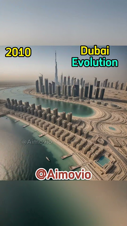 Dubai City Evolution 1980 - 2023 #dubai #evolution #ai #dubaicity