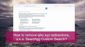 Qikc.xyz Searchg Custom Search removal guide.