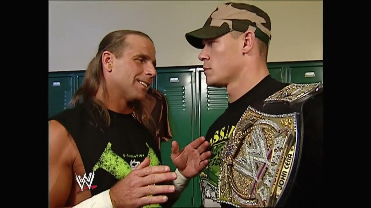 Shawn Michaels & John Cena Backstage Segment! 02/05/2007 YouTube