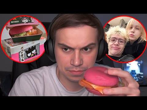 ГЛЕБ ПРОБУЕТ БУРГЕР Hello Kitty / ПРО МОРФИ И ДЕНЖЕРЛЕХУ | Sasavot
