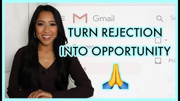 How to Respond to a REJECTION Email | Internship & Job Search Tip