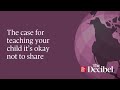 The case for teaching your child it’s okay not to share