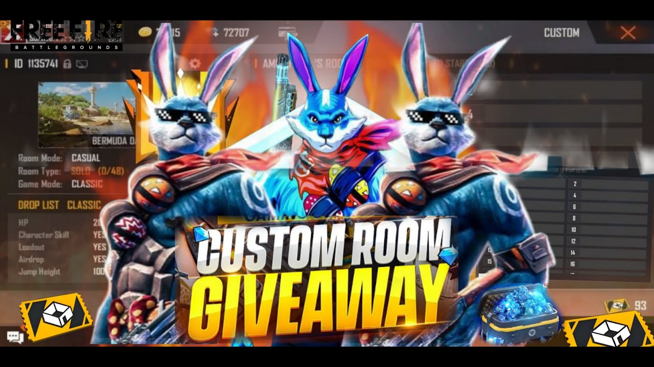 LIVE: Custom Room, Rank Push & Giveaway! 🔥