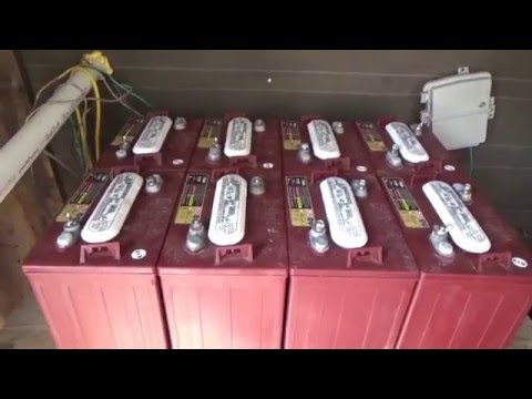 Putting Trojan T105 Batteries In My Off Grid Tiny Home