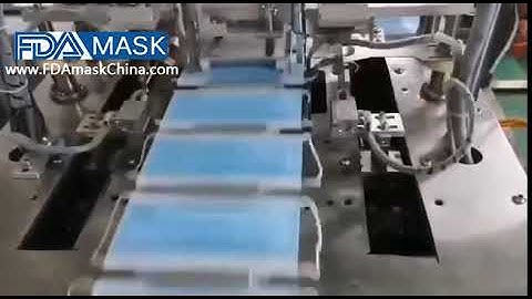 Welding working video for automatic face mask making machine producing mask machine equipment