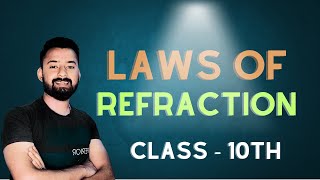 Laws of Refraction | Snell's law | Refractive Index | Light Reflection and Refraction