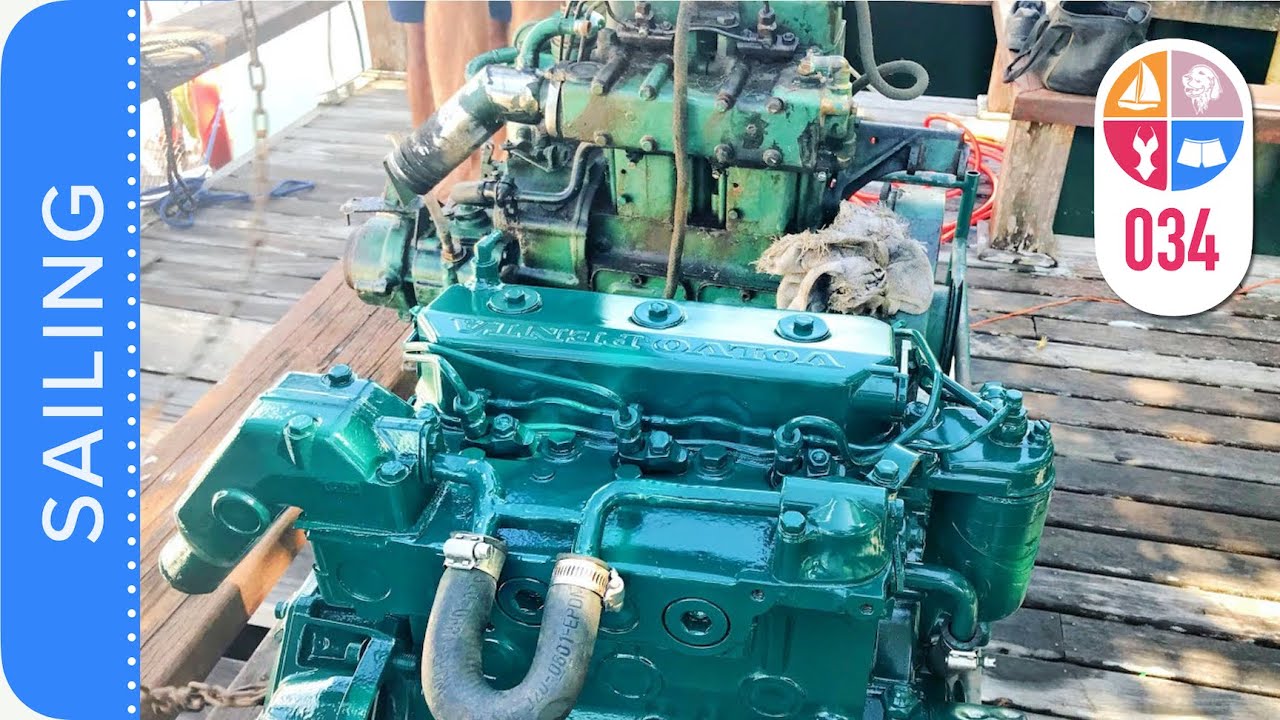 34 | Trocando o motor do Veleiro Shogun (MD 11 para Volvo série 2003) #SailingAW